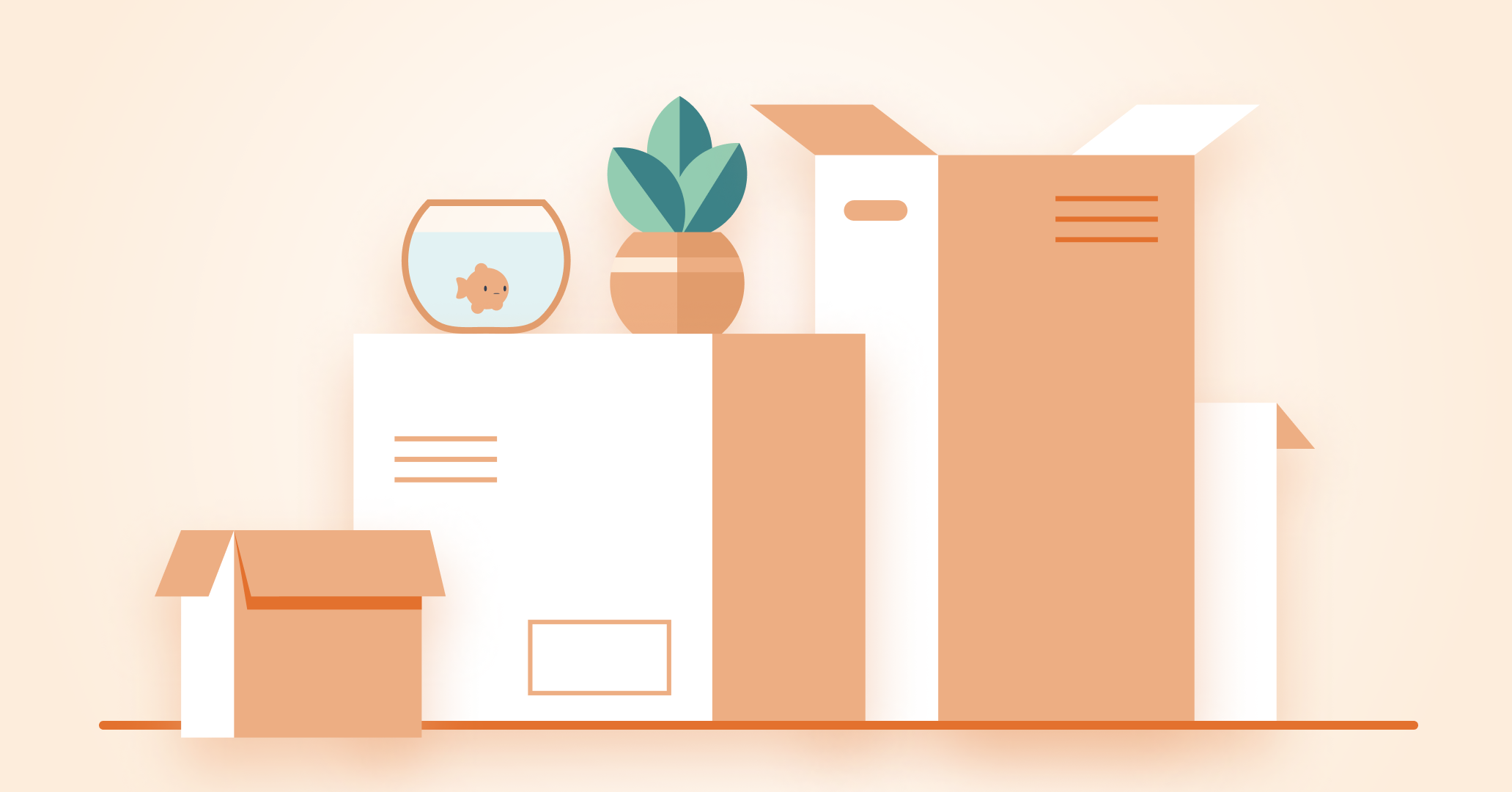 Fun things to do with moving boxes!