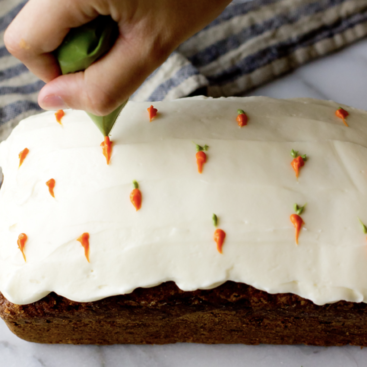 Carrot cake loaf