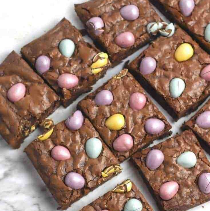 Chocolate Easter Egg Brownies 735x1103