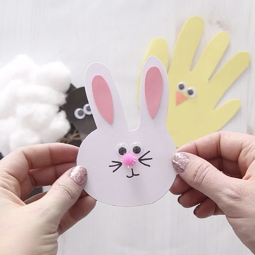 Easter Handprint Card
